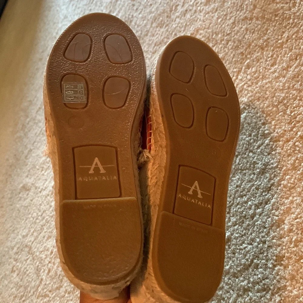 NWT AQUATALIA Kailyn Water Resistant Espadrille Flat